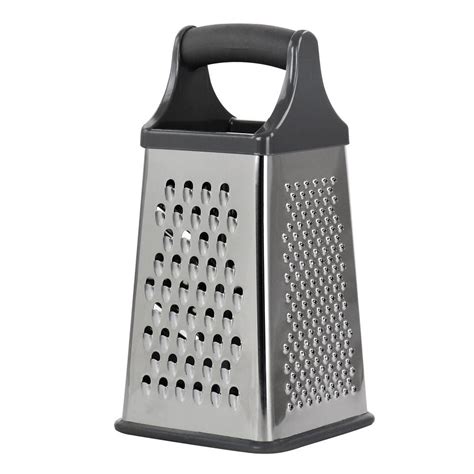 stainless steel mini box grater|stainless 4 sided grater each.